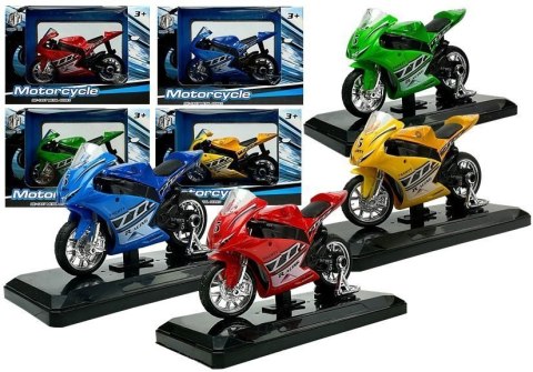 SPORTOWY MOTOCYKL Z DŹWIĘKAMI 1:18 4 KOLORY