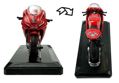 SPORTOWY MOTOCYKL Z DŹWIĘKAMI 1:18 4 KOLORY