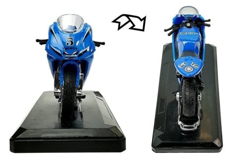 SPORTOWY MOTOCYKL Z DŹWIĘKAMI 1:18 4 KOLORY