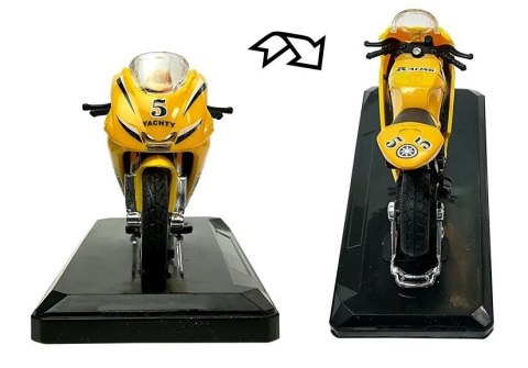 SPORTOWY MOTOCYKL Z DŹWIĘKAMI 1:18 4 KOLORY