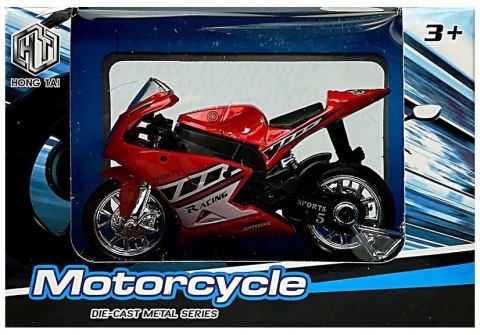 SPORTOWY MOTOCYKL Z DŹWIĘKAMI 1:18 4 KOLORY