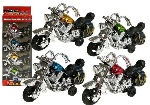 ZESTAW MOTOCYKLI Z NACIĄGIEM 4 SZTUKI
