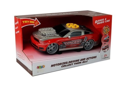 AUTO DJ Z PANELEM I GŁOŚNIKI MUZYKA ŚWIATŁA