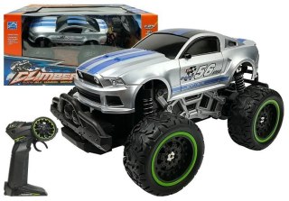 AUTO ZDALNIE STEROWANE R/C 6.5 KM/H WYSOKIE KOŁA SREBRNE
