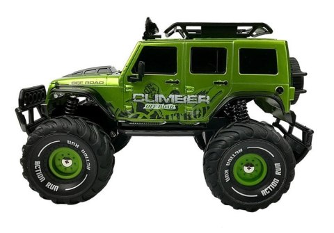 AUTO ZDALNIE STEROWANE R/C JEEP ZIELONY 2.4G