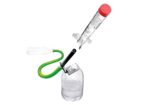 EDUKACYJNA RAKIETA NA SPRĘŻONE POWIETRZE DIY