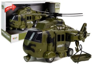 HELIKOPTER WOJSKOWY RATUNKOWY 1:16 HAK DŹWIĘK ŚWIATŁA