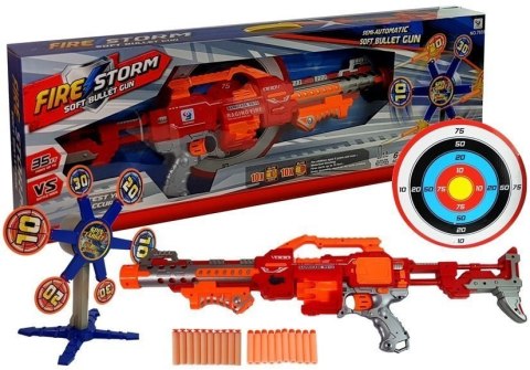KARABIN NA PIANKOWE STRZAŁKI Z TARCZĄ OBROTOWY CEL 66 CM