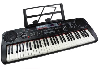 KEYBOARD ORGANY 328-06 MIKROFON ZASILACZ CZARNY