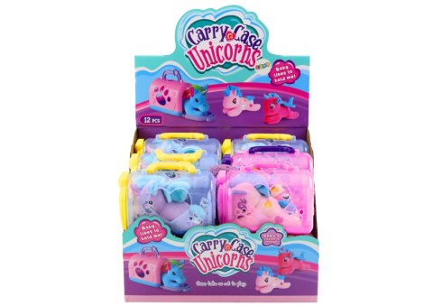 MAŁY JEDNOROŻEC Z TRANSPORTEREM MASKOTKA