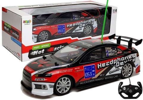 SPORTOWE AUTKO ZDALNIE STEROWANE R/C 27MHZ CZERWONE