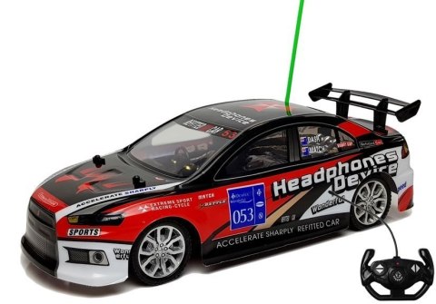 SPORTOWE AUTKO ZDALNIE STEROWANE R/C 27MHZ CZERWONE
