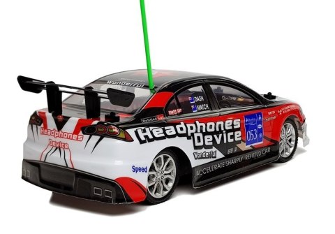 SPORTOWE AUTKO ZDALNIE STEROWANE R/C 27MHZ CZERWONE