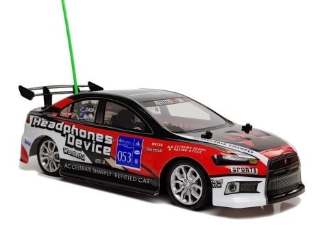 SPORTOWE AUTKO ZDALNIE STEROWANE R/C 27MHZ CZERWONE