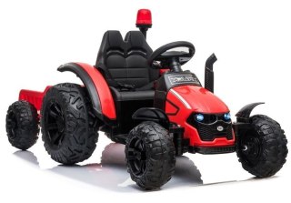 TRAKTOR NA AKUMULATOR Z PRZYCZEPĄ HZB-200 CZERWONY