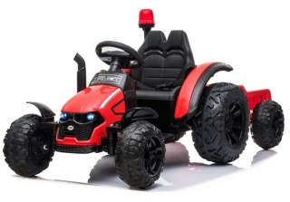 TRAKTOR NA AKUMULATOR Z PRZYCZEPĄ HZB-200 CZERWONY