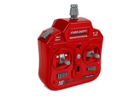 WÓZ STRAŻACKI 60CM WYSUWANA OBROTOWA DRABINA R/C DŹWIĘK SYRENA ŚWIATŁA