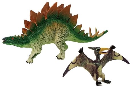 ZESTAW FIGUREK DINOZAUR STEGOSAURUS , PTERANODON