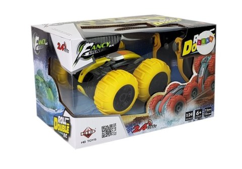 AMFIBIA DWUSTRONNA ZDALNIE STEROWANA ŻÓŁTA 1:24