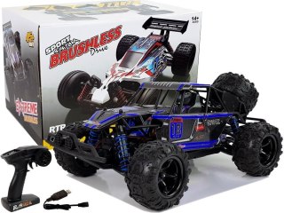 AUTO TERENOWE BUGGY ZDALNIE STEROWANE 1:18 NIEBIESKIE ENOZE 9303E 45 KM/H