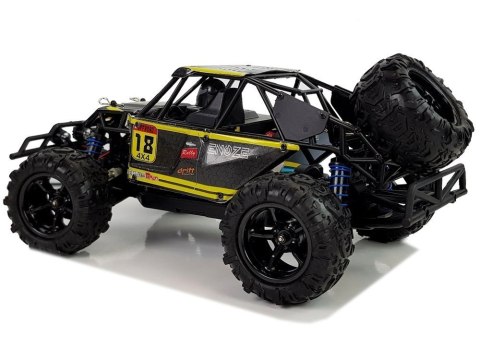 AUTO TERENOWE BUGGY ZDALNIE STEROWANE 1:18 ŻÓŁTY ENOZE 9303E 45 KM/H