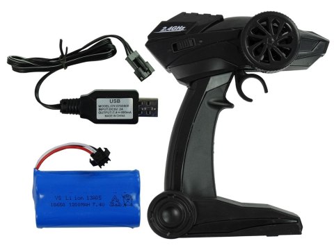 AUTO TERENOWE ROCK CRAWLER 2.4 GHZ ZIELONE AMORTYZATORY 4X4