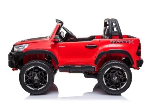 AUTO NA AKUMULATOR TOYOTA HILUX CZERWONY LAKIEROWANY