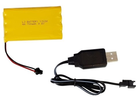 DUŻY CZOŁG ZDALNIE STEROWANY R/C 2.4 GHZ ŚWIATŁA ODGŁOSY STRZELANIA ŻÓŁTY