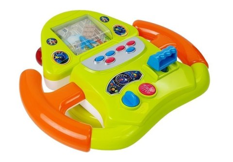 INTERAKTYWNY SYMULATOR LOTÓW KIEROWNICA EFEKTY DŹWIĘKOWE ŚWIETLNE
