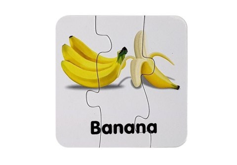 PUZZLE EDUKACYJNE UKŁADANKA OWOCE 10 POŁĄCZEŃ