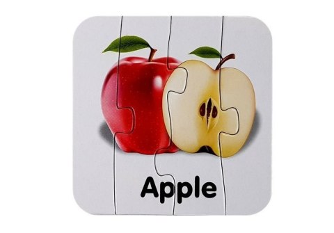 PUZZLE EDUKACYJNE UKŁADANKA OWOCE 10 POŁĄCZEŃ