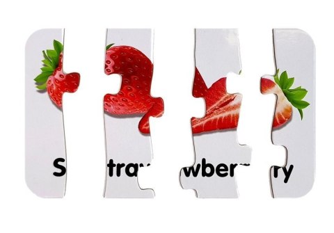 PUZZLE EDUKACYJNE UKŁADANKA OWOCE 10 POŁĄCZEŃ