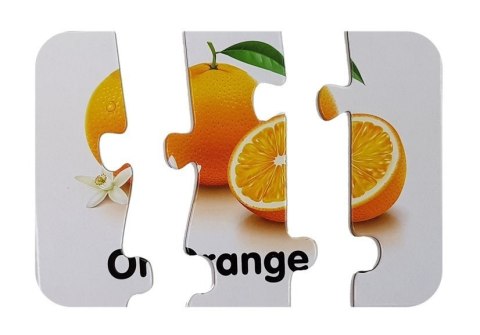 PUZZLE EDUKACYJNE UKŁADANKA OWOCE 10 POŁĄCZEŃ
