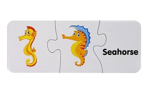 PUZZLE EDUKACYJNE UKŁADANKA ŚWIAT OCEANÓW 10 POŁĄCZEŃ