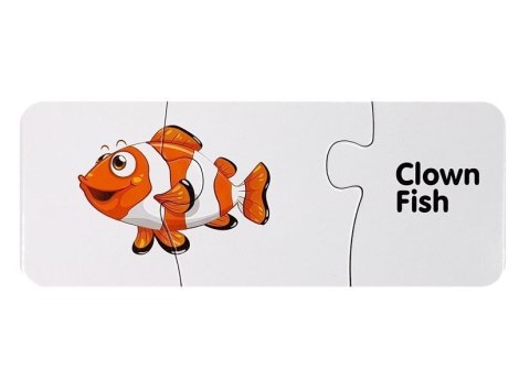PUZZLE EDUKACYJNE UKŁADANKA ŚWIAT OCEANÓW 10 POŁĄCZEŃ