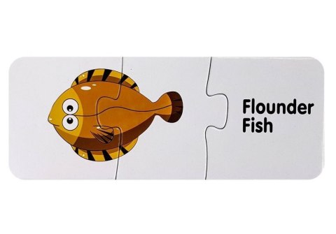 PUZZLE EDUKACYJNE UKŁADANKA ŚWIAT OCEANÓW 10 POŁĄCZEŃ
