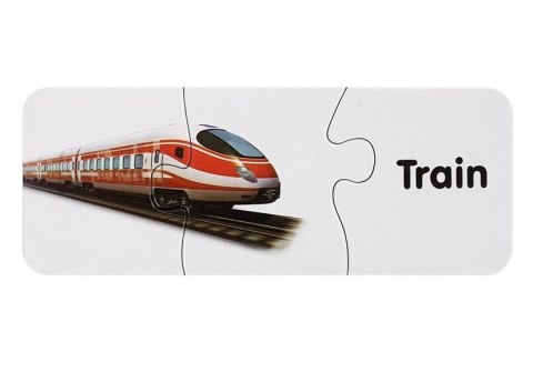 PUZZLE EDUKACYJNE UKŁADANKA TRANSPORT 10 POŁĄCZEŃ