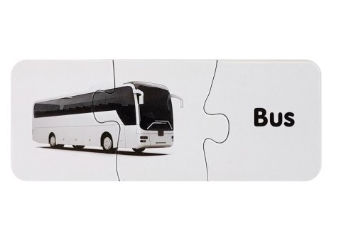 PUZZLE EDUKACYJNE UKŁADANKA TRANSPORT 10 POŁĄCZEŃ