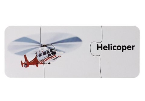 PUZZLE EDUKACYJNE UKŁADANKA TRANSPORT 10 POŁĄCZEŃ