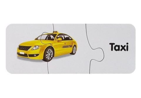 PUZZLE EDUKACYJNE UKŁADANKA TRANSPORT 10 POŁĄCZEŃ