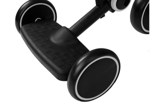 ROWER NA PEDAŁY BIEGOWY TRÓJKOŁOWY CZARNO-BIAŁY