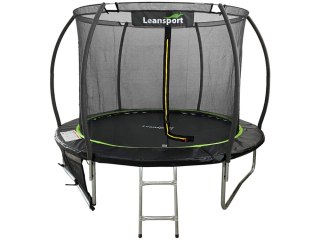 TRAMPOLINA LEAN SPORT MAX 10FT CZARNO-ZIELONA