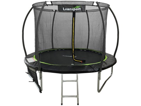 TRAMPOLINA LEAN SPORT MAX 10FT CZARNO-ZIELONA