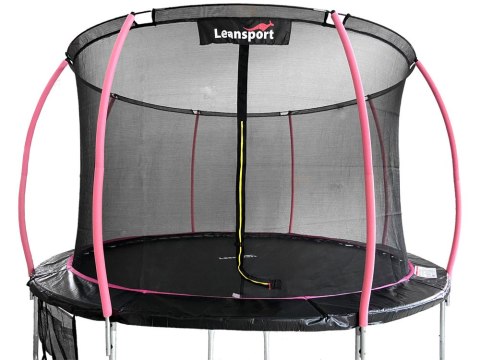 TRAMPOLINA LEAN SPORT MAX 12FT CZARNO-RÓŻOWA
