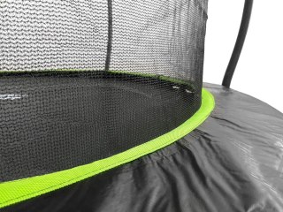 TRAMPOLINA LEAN SPORT MAX 14FT CZARNO-ZIELONA