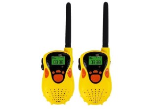 WALKIE TALKIE KRÓTKOFALÓWKI ZASIĘG 100 M ŻÓŁTE DLA DZIECI