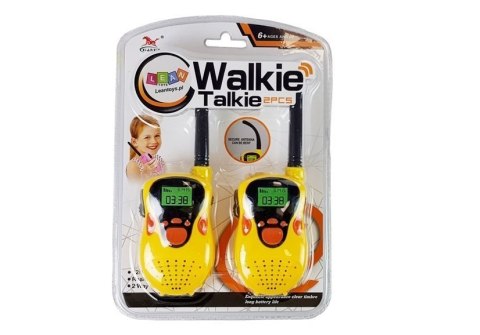 WALKIE TALKIE KRÓTKOFALÓWKI ZASIĘG 100 M ŻÓŁTE DLA DZIECI