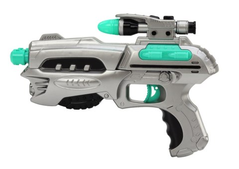 ZESTAW KOSMICZNY MIECZ ŚWIETLNY PISTOLET OKULARY OCHRONNE